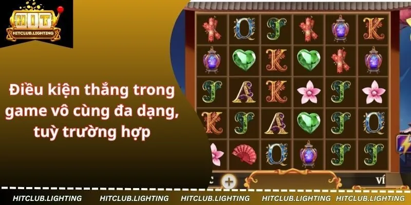 Điều kiện thắng trong game vô cùng đa dạng, tuỳ trường hợp